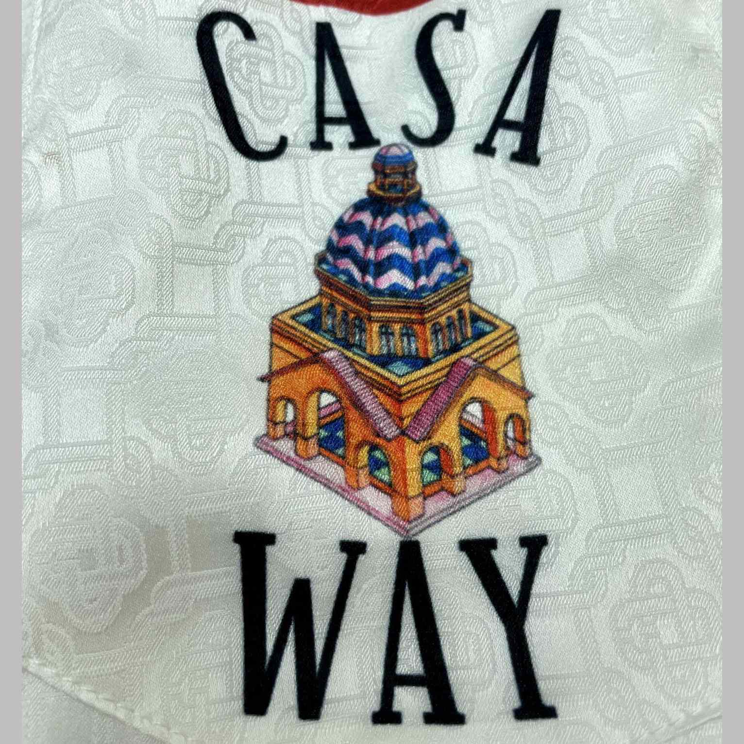 Casablanca Casa Way Printed Silk Shorts   CA3449 - PerfectKickZ