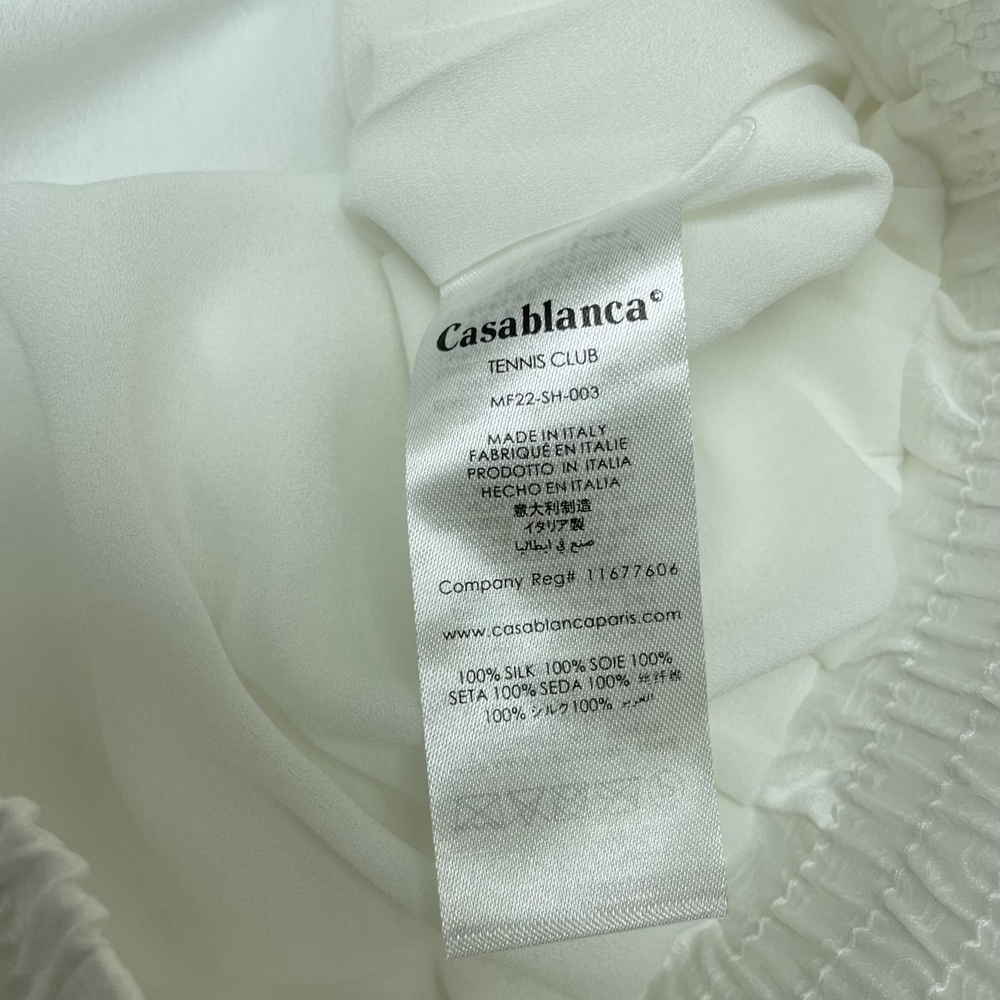 Casablanca Casa Way Printed Silk Shorts   CA3449 - PerfectKickZ