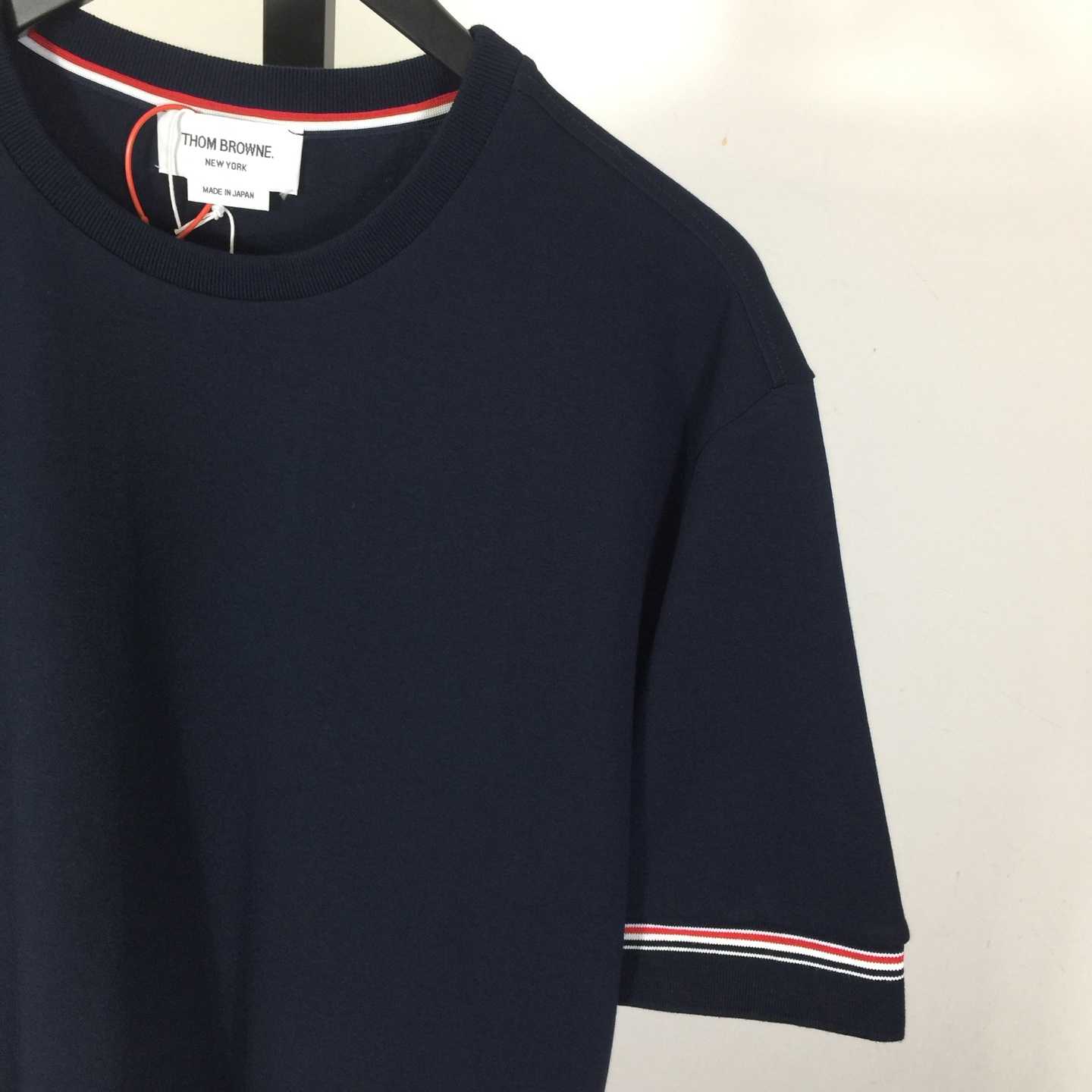 Thom Browne Cotton Rugby Short Sleeve Tee - PerfectKickZ