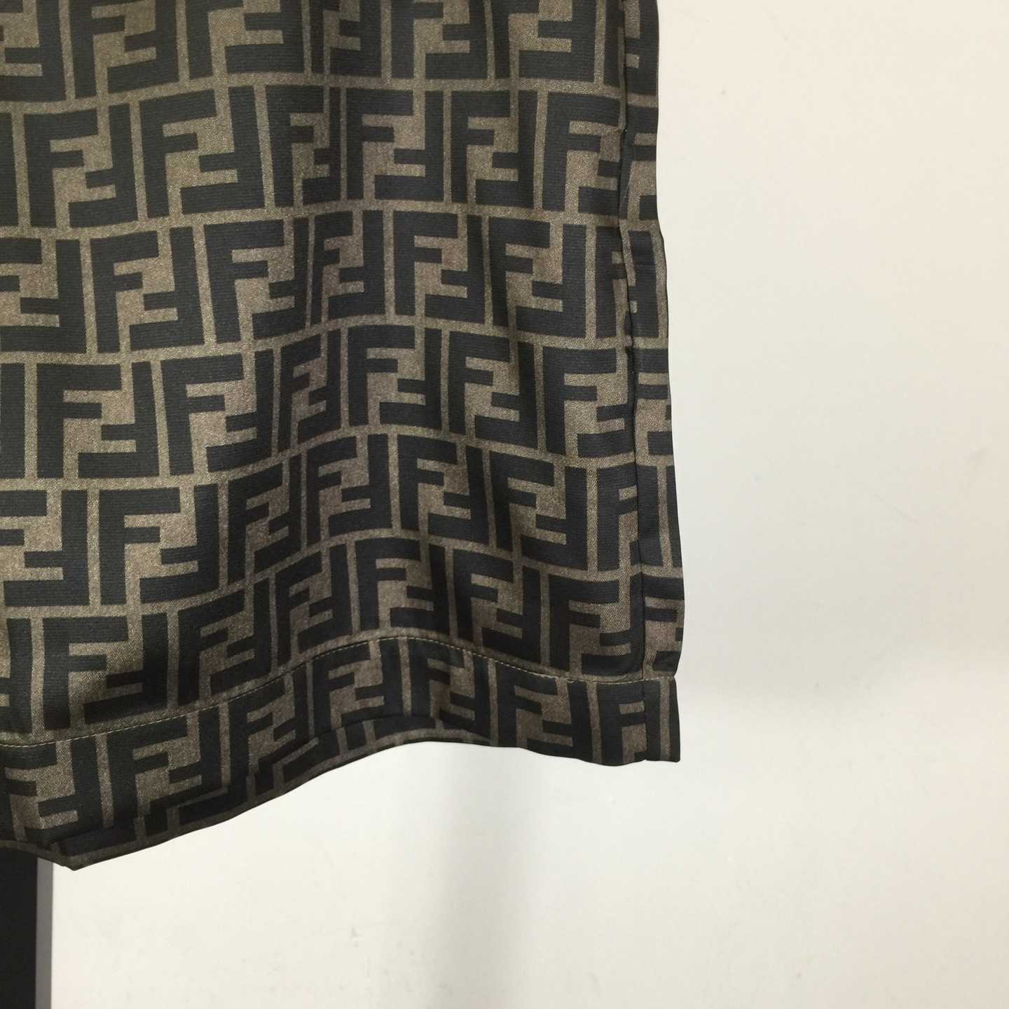 Fendi Brown Silk Short - PerfectKickZ