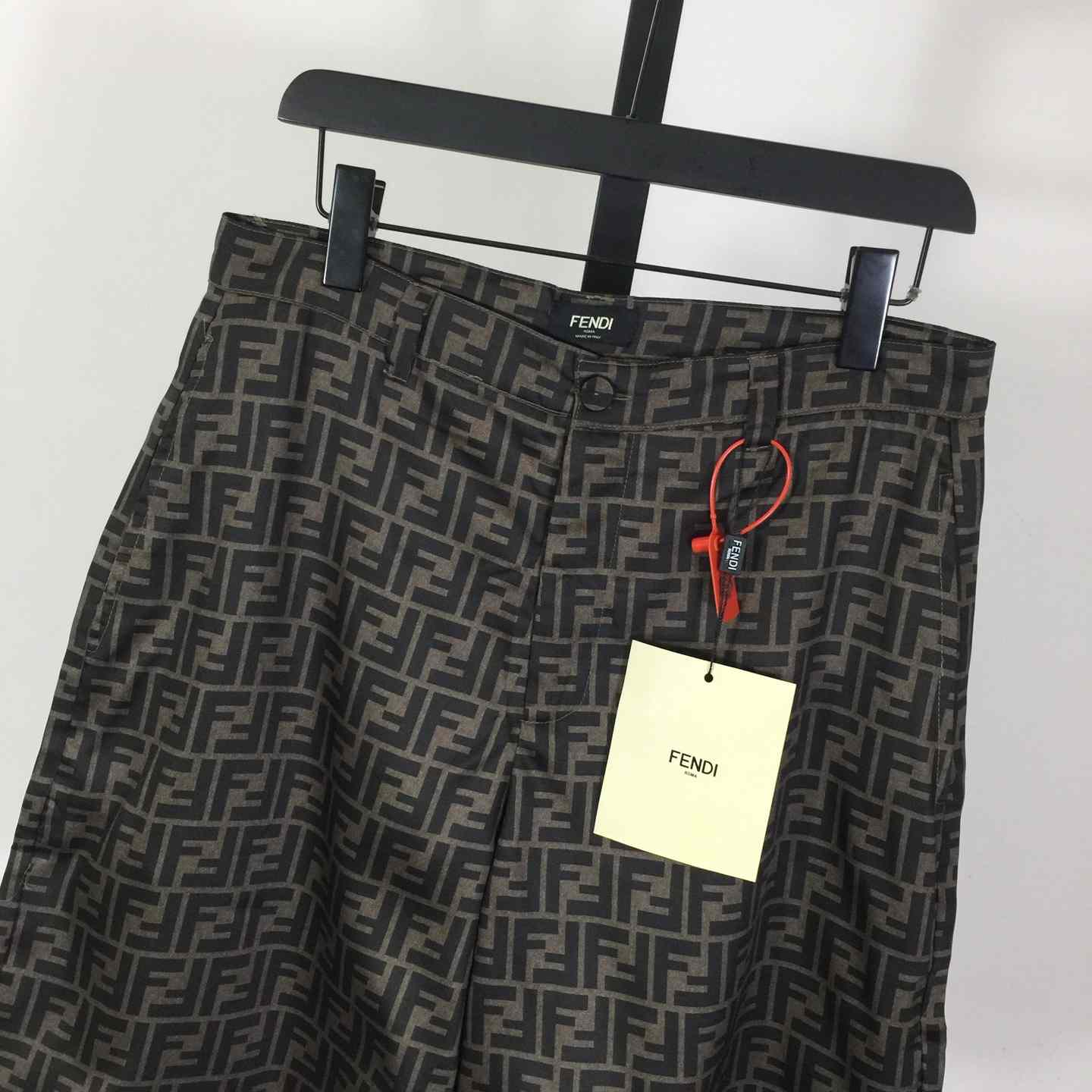 Fendi Brown Silk Short - PerfectKickZ
