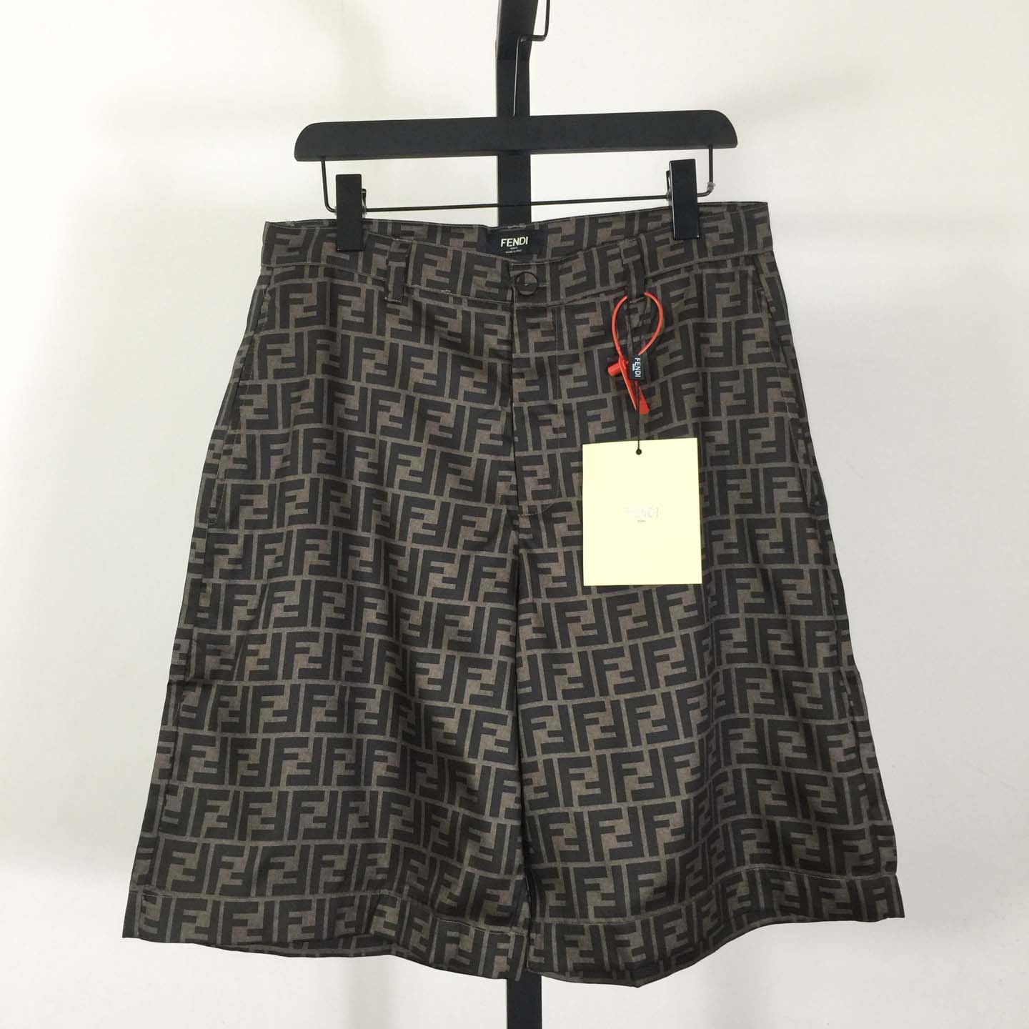 Fendi Brown Silk Short - PerfectKickZ