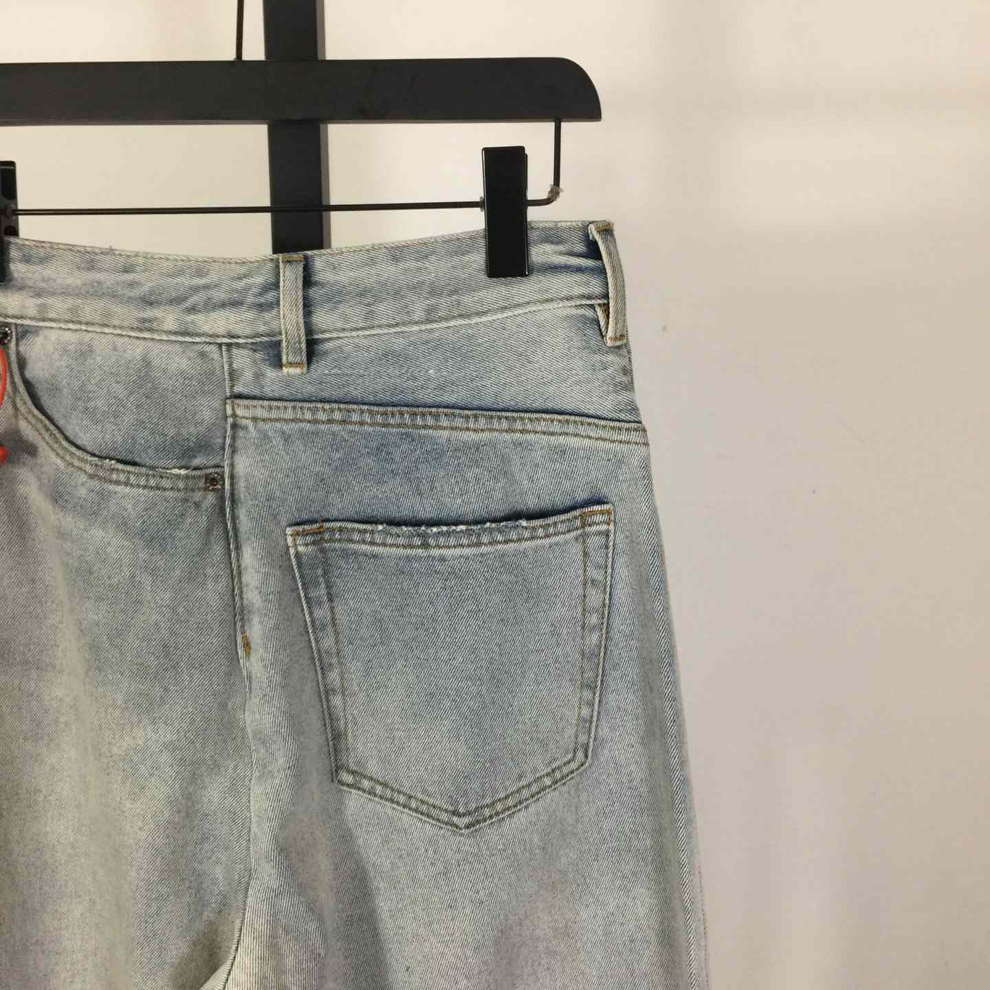 MM6 Maison Margiela Twist Wide Leg Jeans - PerfectKickZ