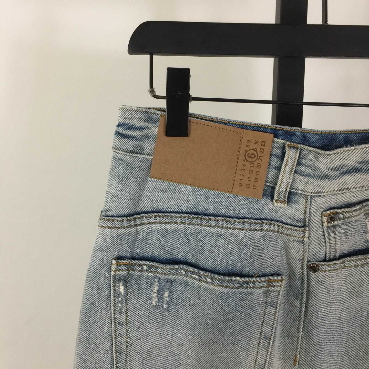 MM6 Maison Margiela Twist Wide Leg Jeans - PerfectKickZ