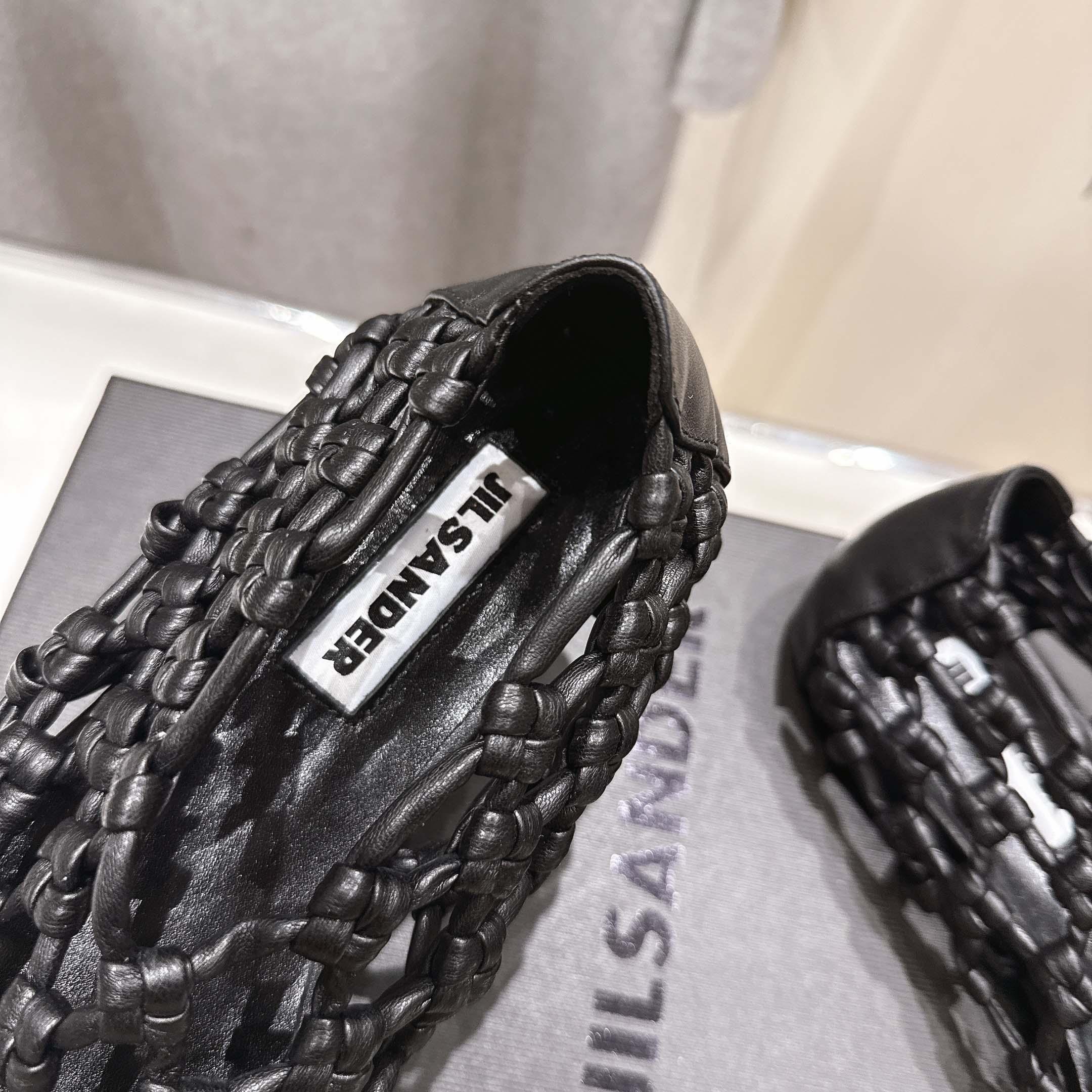 JIl Sander Knot-detail Ballet Flats - PerfectKickZ