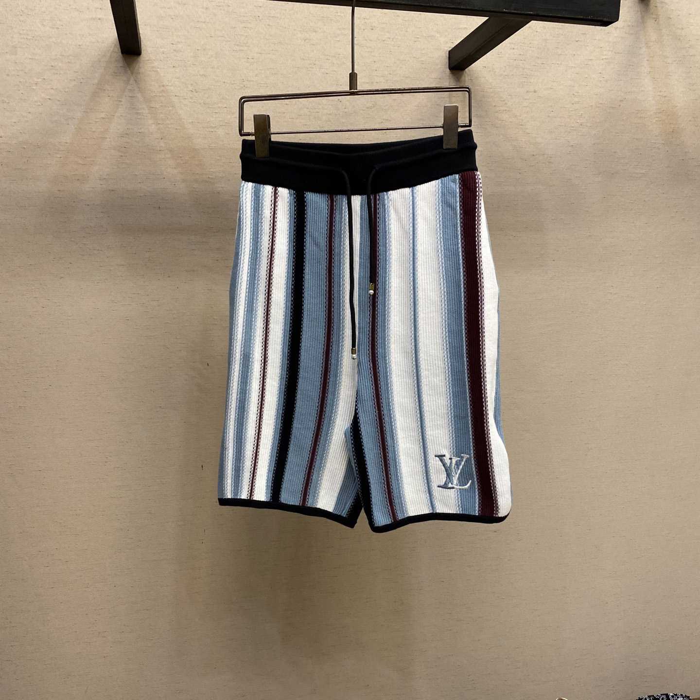 Louis Vuitton Striped Crochet Shorts   1AHVP1 - PerfectKickZ