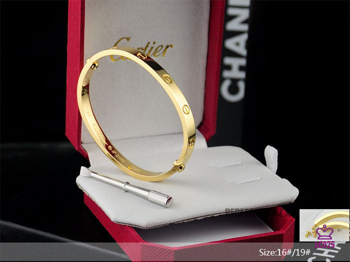 Cartier High Quality Gold Cartier Bracelet - PerfectKickZ