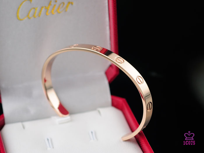 Cartier Love Rose Gold Open Bracelet - PerfectKickZ