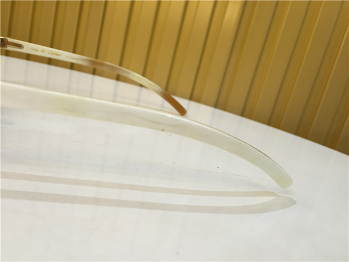 Cartier 3524012 White Buffalo Eyeglasses In Gold - PerfectKickZ
