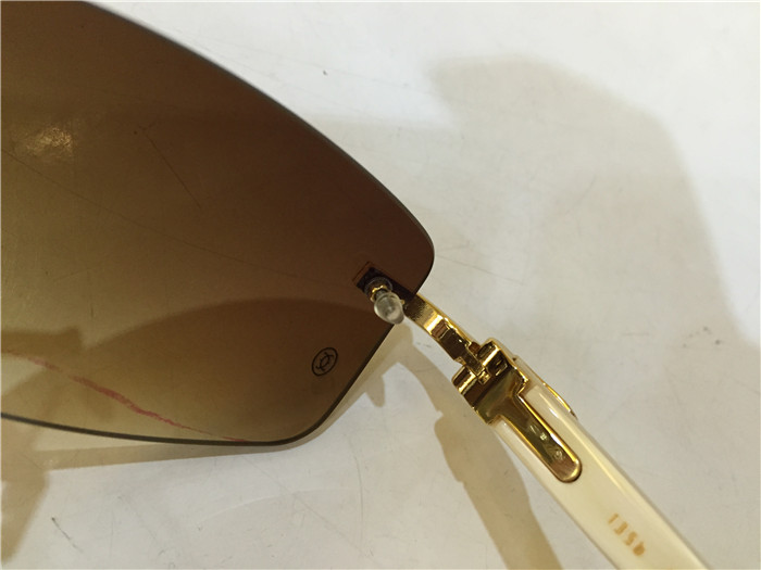 Cartier 3524012 White Buffalo Eyeglasses In Gold - PerfectKickZ