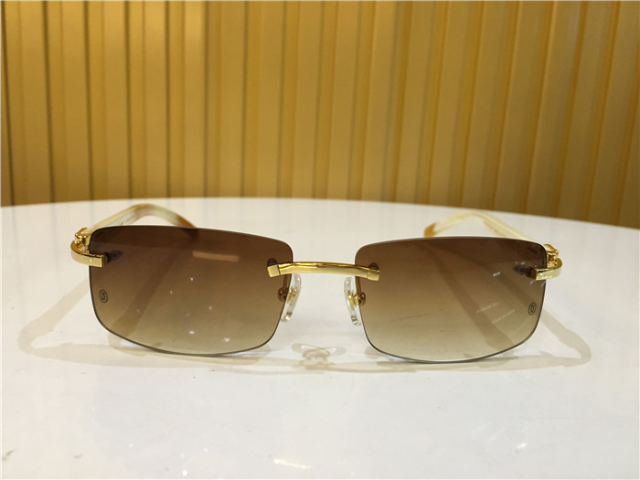 Cartier 3524012 White Buffalo Eyeglasses In Gold - PerfectKickZ