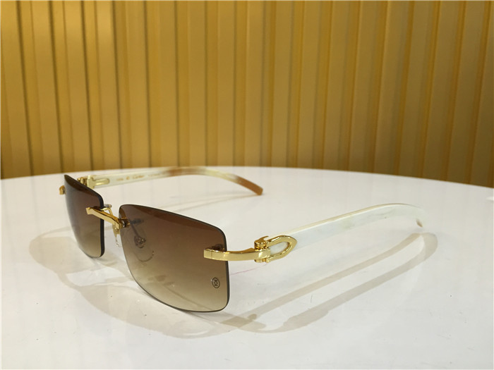 Cartier 3524012 White Buffalo Eyeglasses In Gold - PerfectKickZ