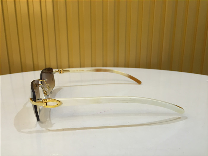 Cartier 3524012 White Buffalo Eyeglasses In Gold - PerfectKickZ