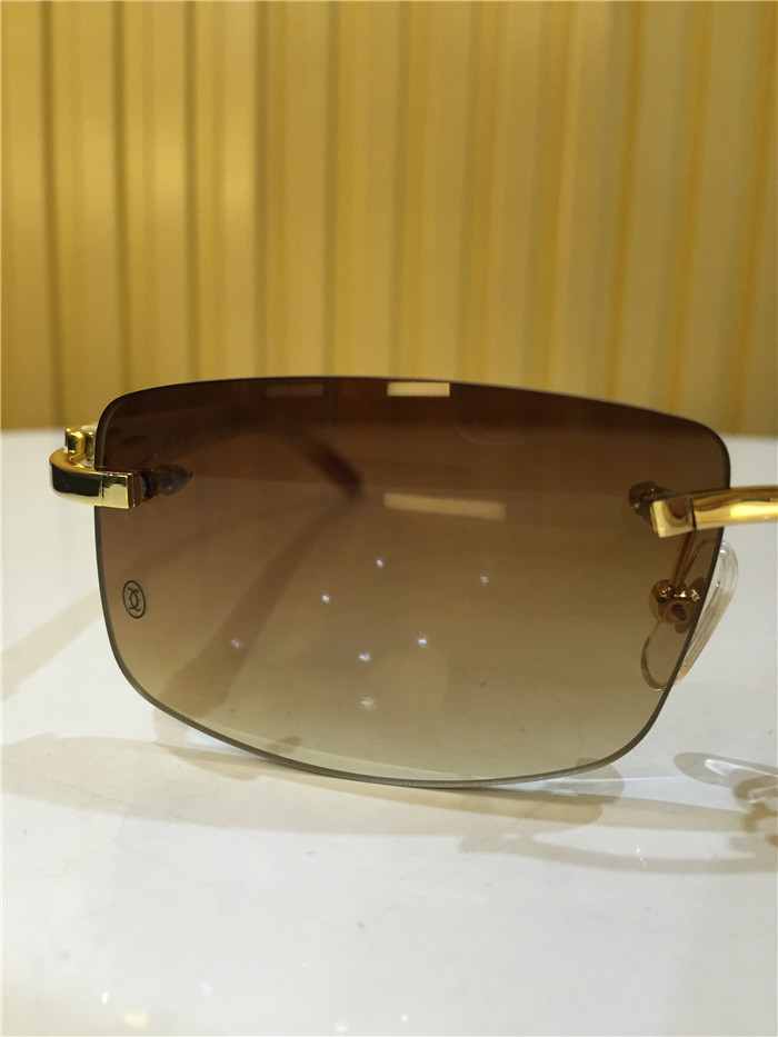 Cartier 3524012 White Buffalo Eyeglasses In Gold - PerfectKickZ