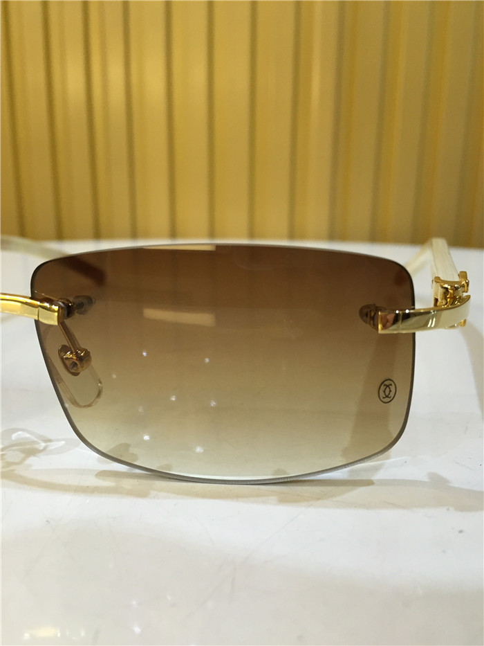 Cartier 3524012 White Buffalo Eyeglasses In Gold - PerfectKickZ