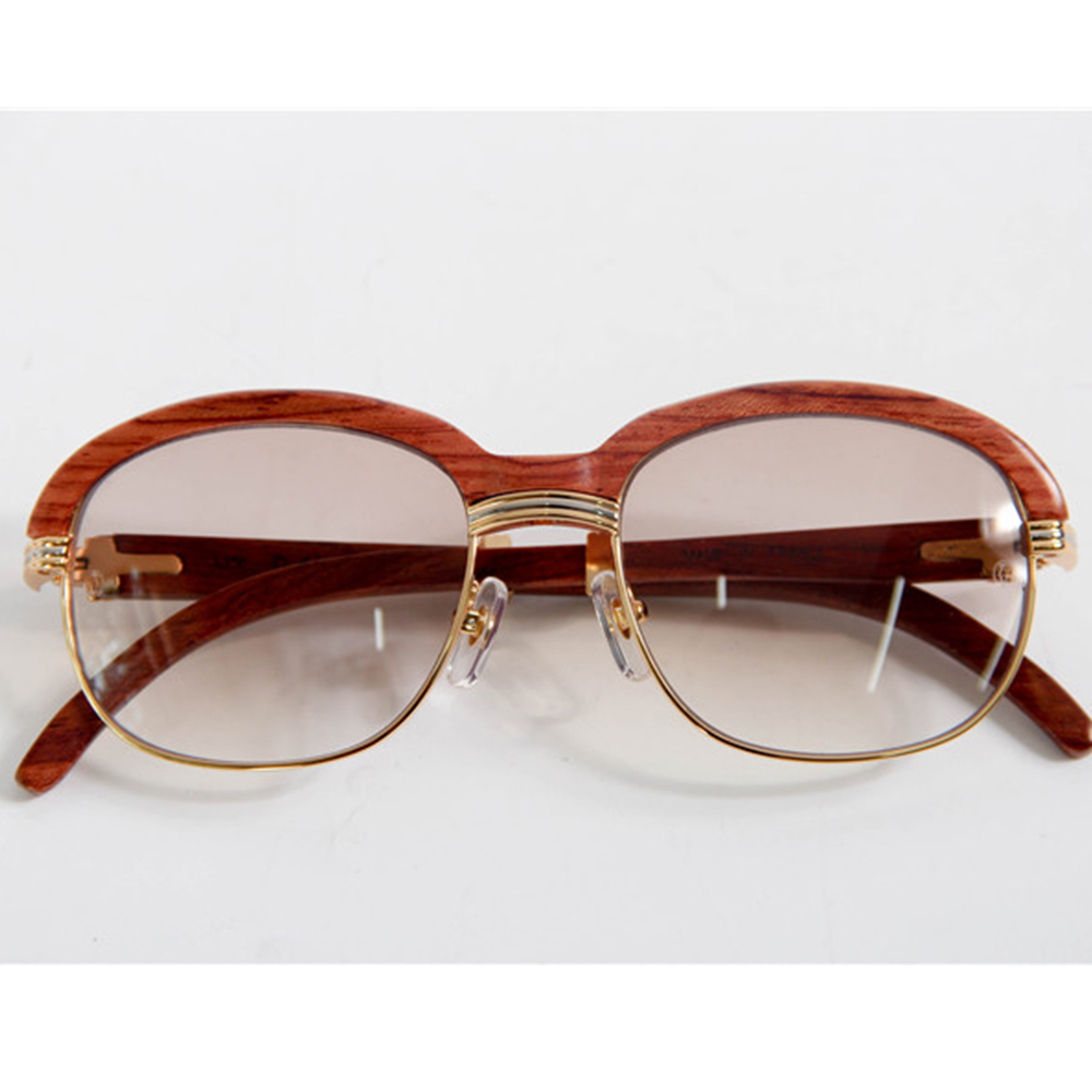 Cartier 1116679 Sunglasses In Gold Brown Gradient - PerfectKickZ