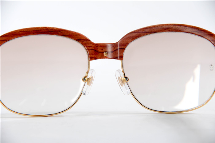 Cartier 1116679 Sunglasses In Gold Brown Gradient - PerfectKickZ