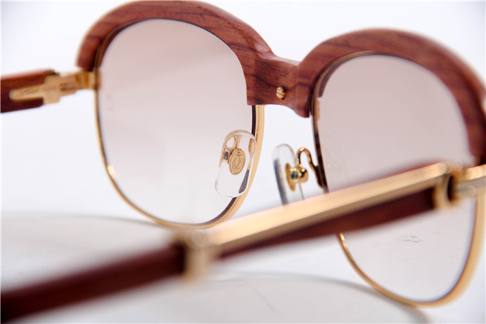 Cartier 1116679 Sunglasses In Gold Brown Gradient - PerfectKickZ