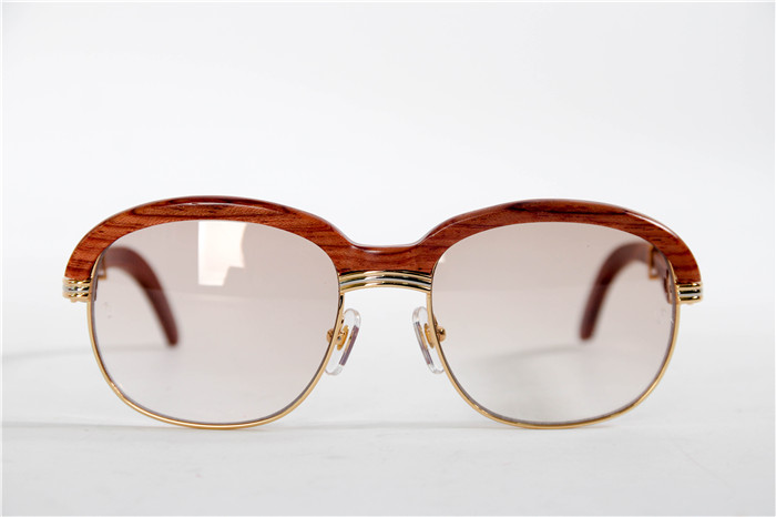 Cartier 1116679 Sunglasses In Gold Brown Gradient - PerfectKickZ