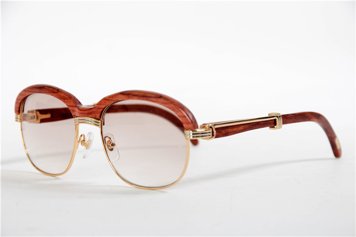 Cartier 1116679 Sunglasses In Gold Brown Gradient - PerfectKickZ