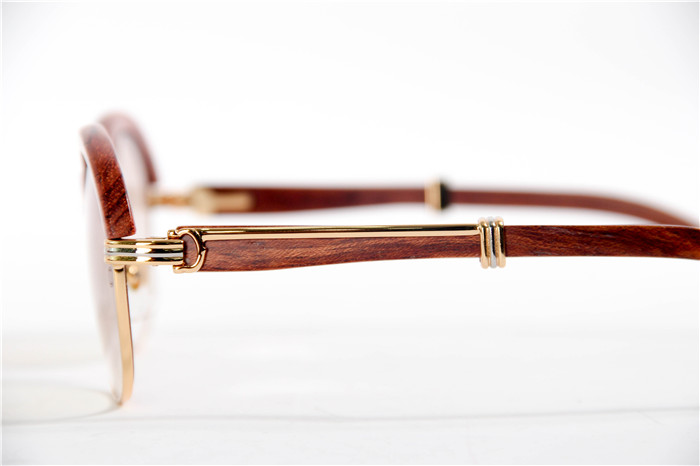 Cartier 1116679 Sunglasses In Gold Brown Gradient - PerfectKickZ