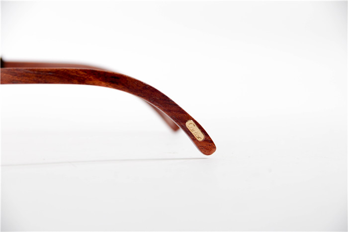 Cartier 1116679 Sunglasses In Gold Brown Gradient - PerfectKickZ