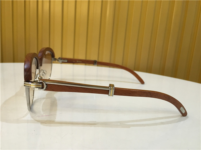 Cartier 1116679 Sunglasses In Silver Brown Gradient - PerfectKickZ