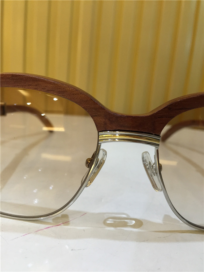 Cartier 1116679 Sunglasses In Silver Brown Gradient - PerfectKickZ