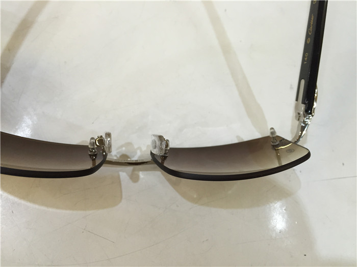 Cartier 3524012 Black Cattle Horn Eyeglasses In Silver - PerfectKickZ