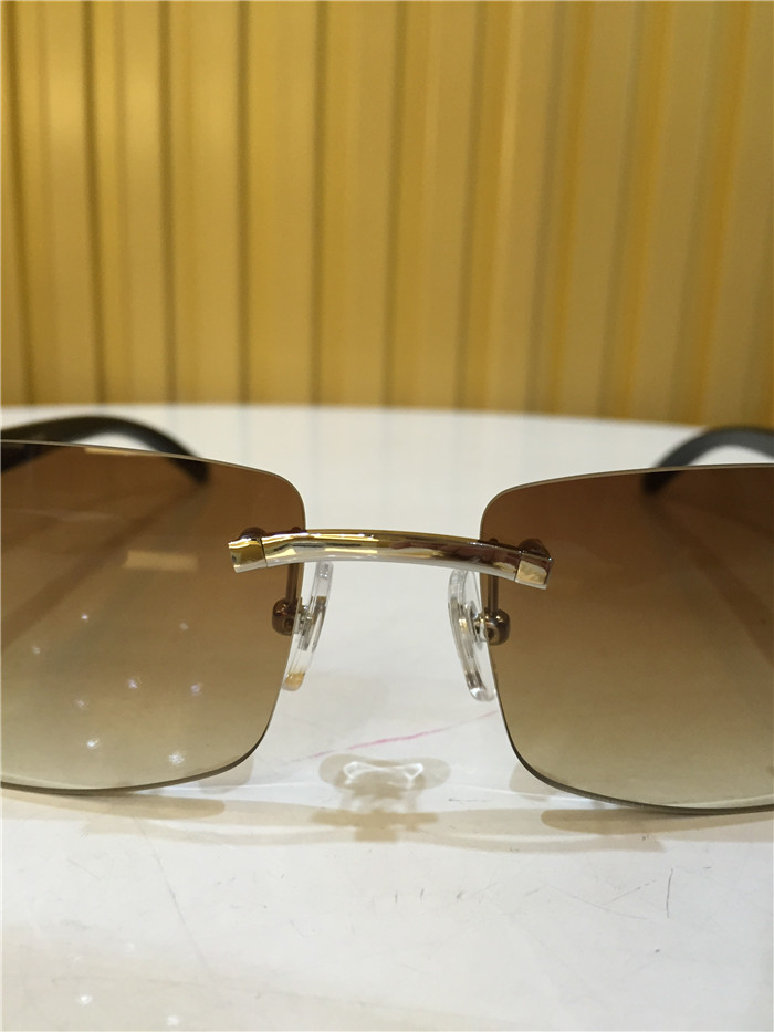 Cartier 3524012 Black Cattle Horn Eyeglasses In Silver - PerfectKickZ
