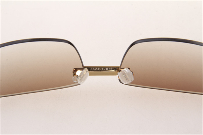 Cartier 3524012 Diamond Wood Sunglasses In Gold With Brown Gradient Lens - PerfectKickZ