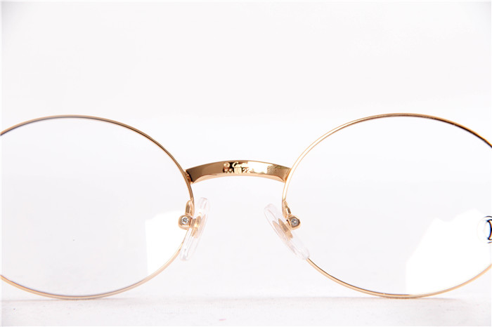 Cartier  51551348 Wood Eyeglasses In Gold - PerfectKickZ