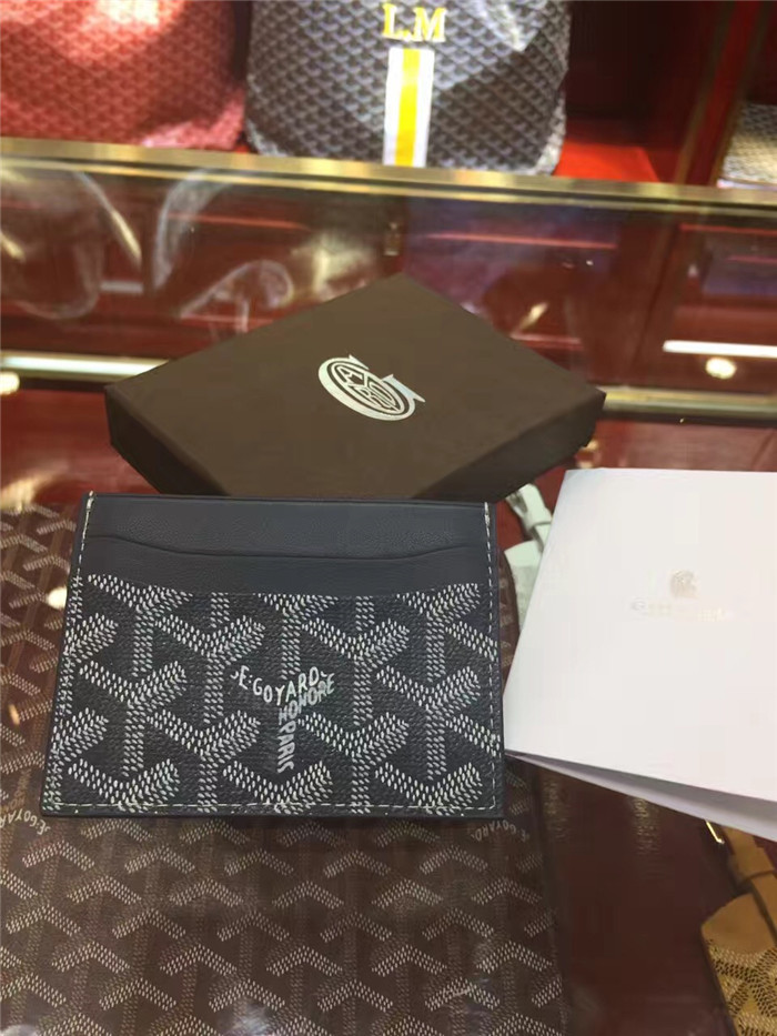 Goyard Card Holder Black - PerfectKickZ
