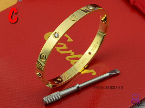 Cartier Classic Love Gold Bracelet With Diamonds - PerfectKickZ