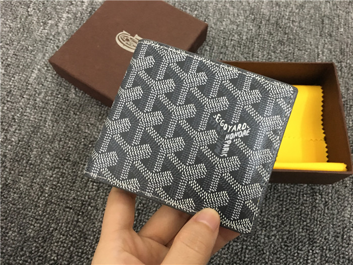 Short 6 Card Slots Billfold Wallet Grey - PerfectKickZ