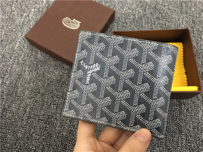 Short 6 Card Slots Billfold Wallet Grey - PerfectKickZ
