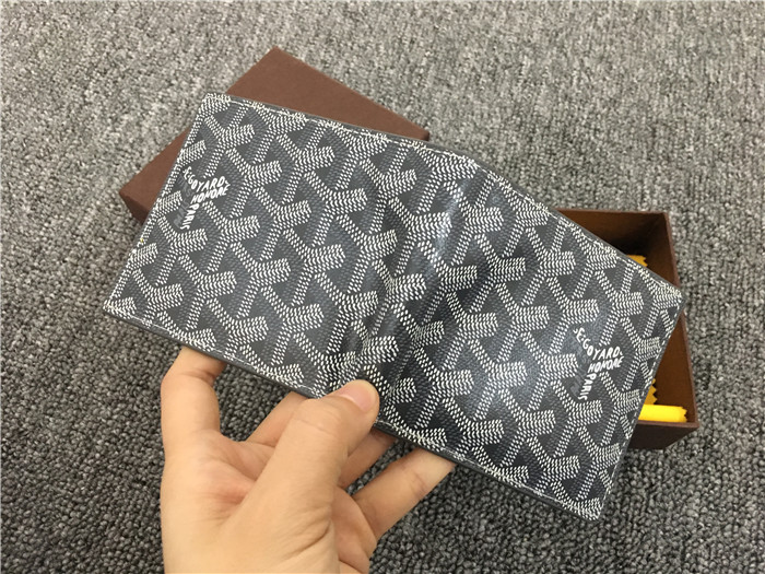 Short 6 Card Slots Billfold Wallet Grey - PerfectKickZ