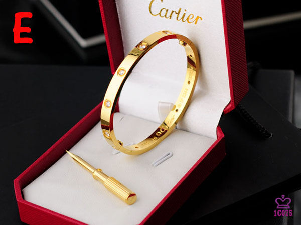 Cartier Love Bracelet With Gold Stones - PerfectKickZ