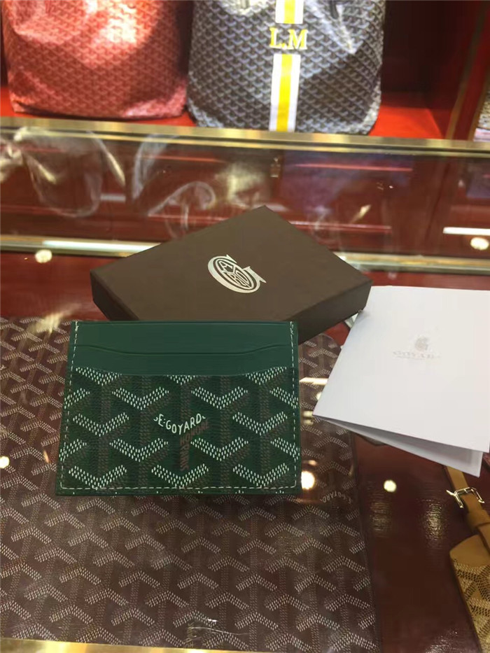 Goyard Card Holder Green - PerfectKickZ
