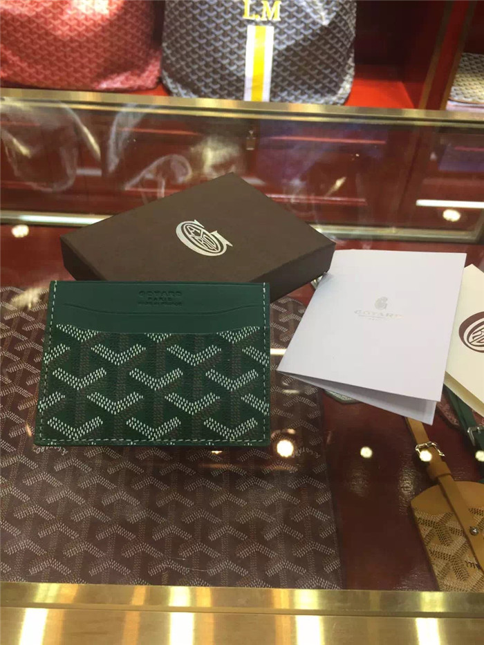 Goyard Card Holder Green - PerfectKickZ