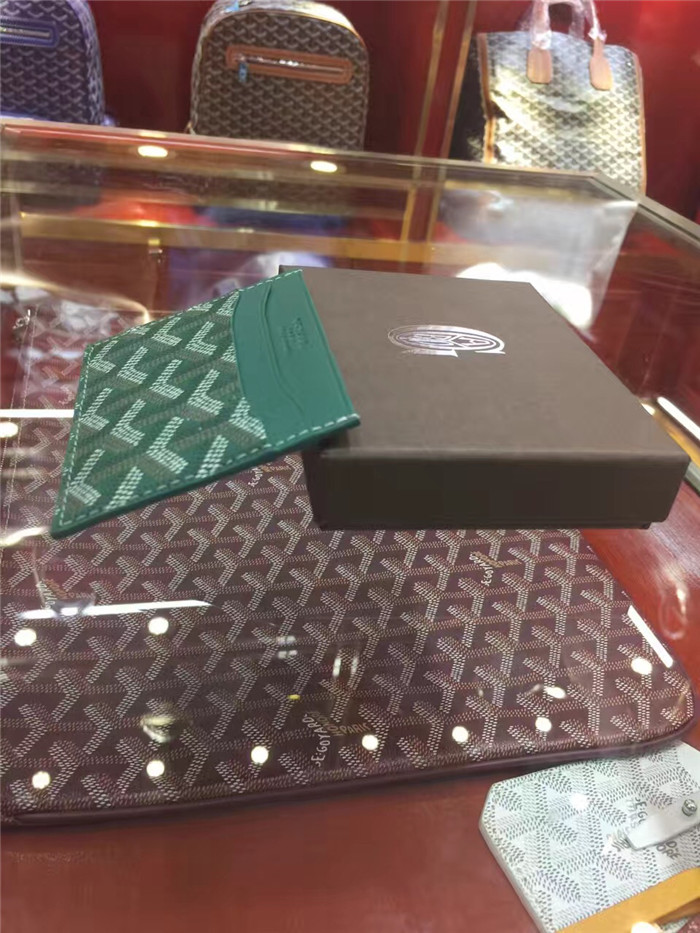 Goyard Card Holder Green - PerfectKickZ