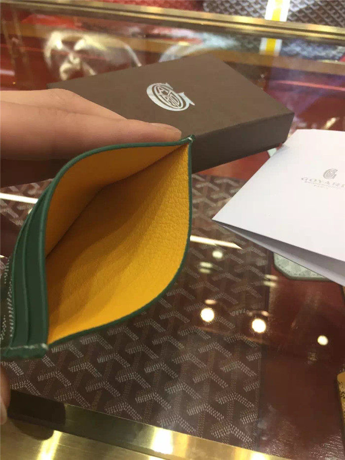 Goyard Card Holder Green - PerfectKickZ