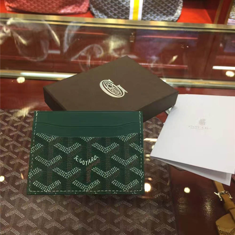 Goyard Card Holder Green - PerfectKickZ