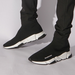 Balenciaga Speed Trainer Bicolor Black Sole - PerfectKickZ