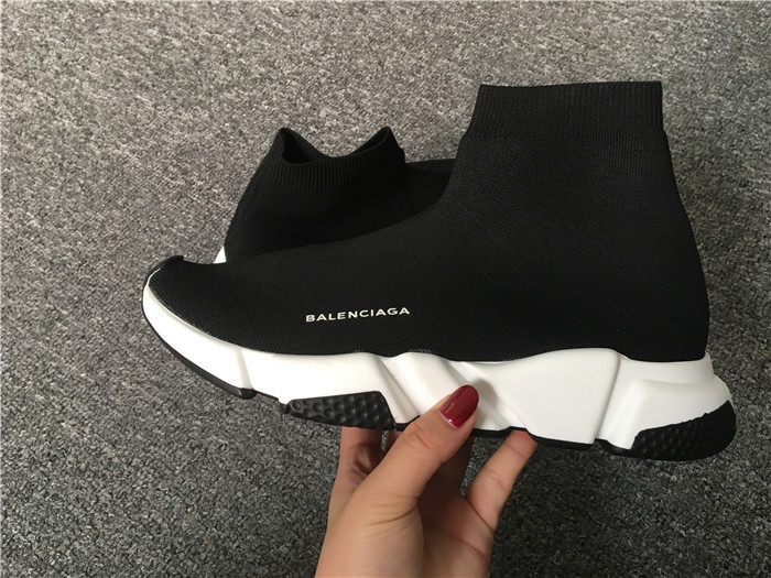Balenciaga Speed Trainer Bicolor Black Sole - PerfectKickZ