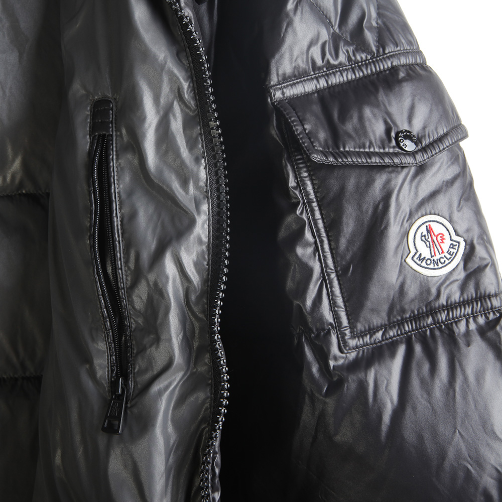 Moncler Maya Down Jacket Black - PerfectKickZ