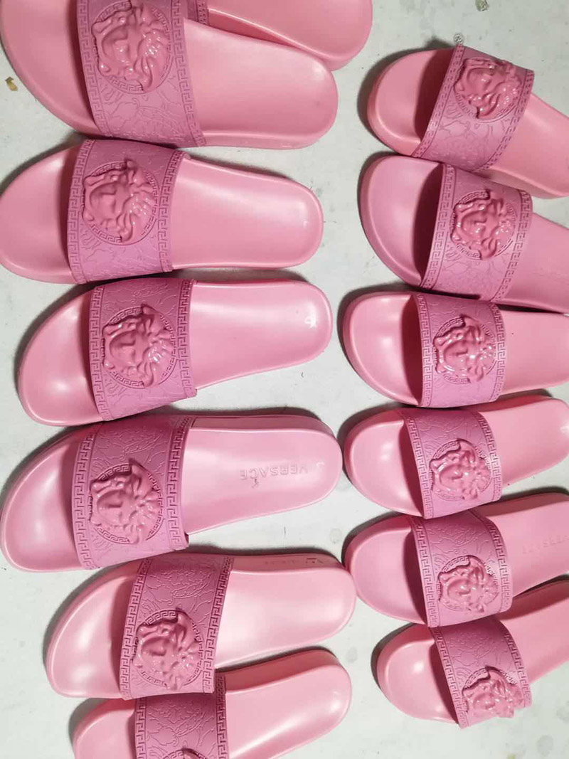 Versace Slides Pink - PerfectKickZ