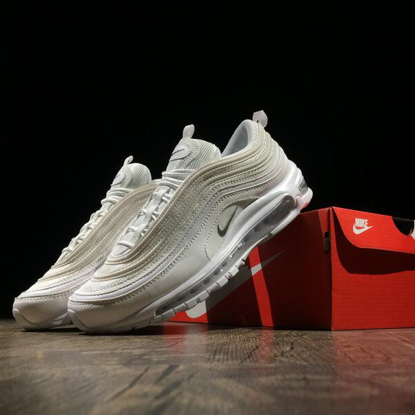 Nike Air Max 97 Triple White  Sneakers  - PerfectKickZ