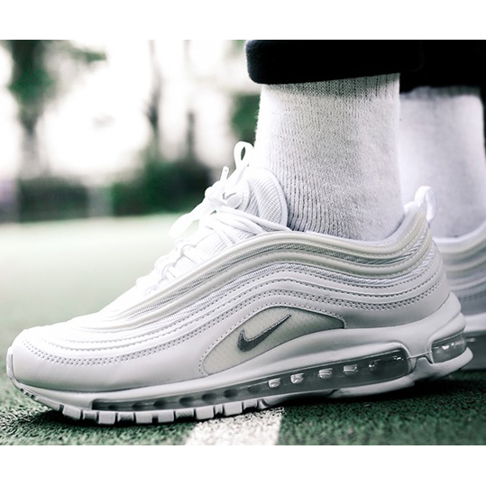 Nike Air Max 97 Triple White  Sneakers  - PerfectKickZ