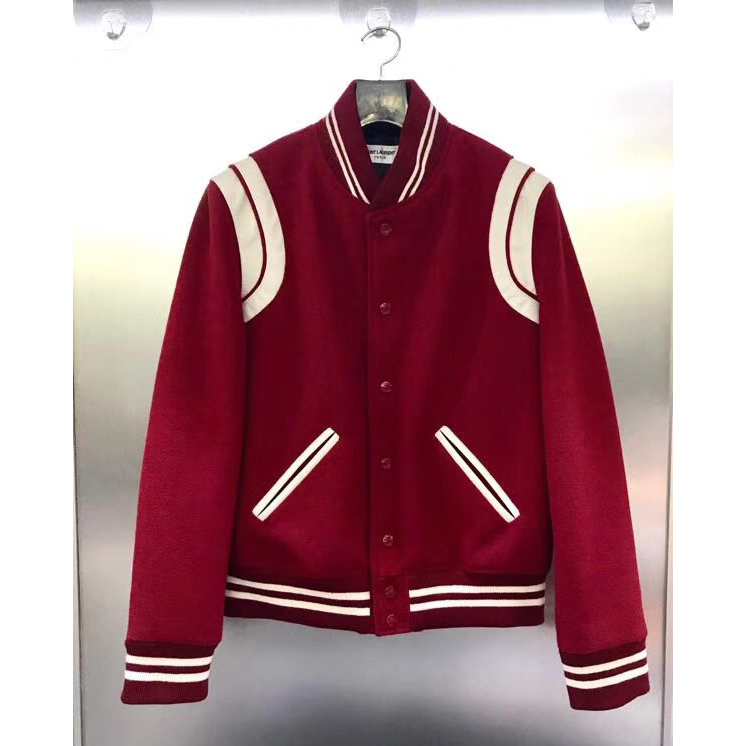 Saint Laurent Wool Varsity Jacket - 